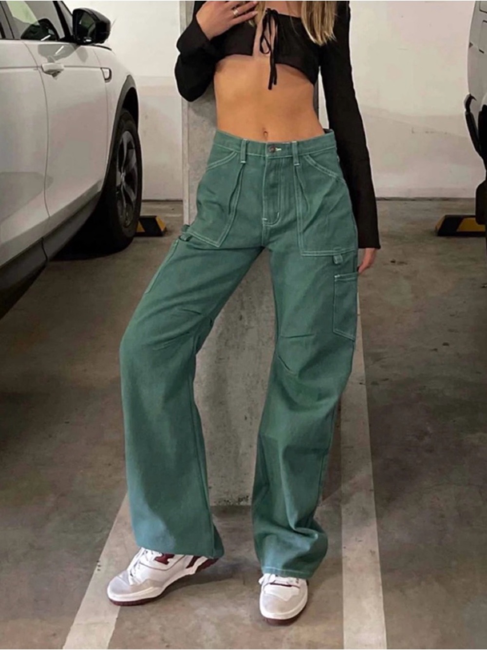 Lioness Miami Vice Green Cargo Pants